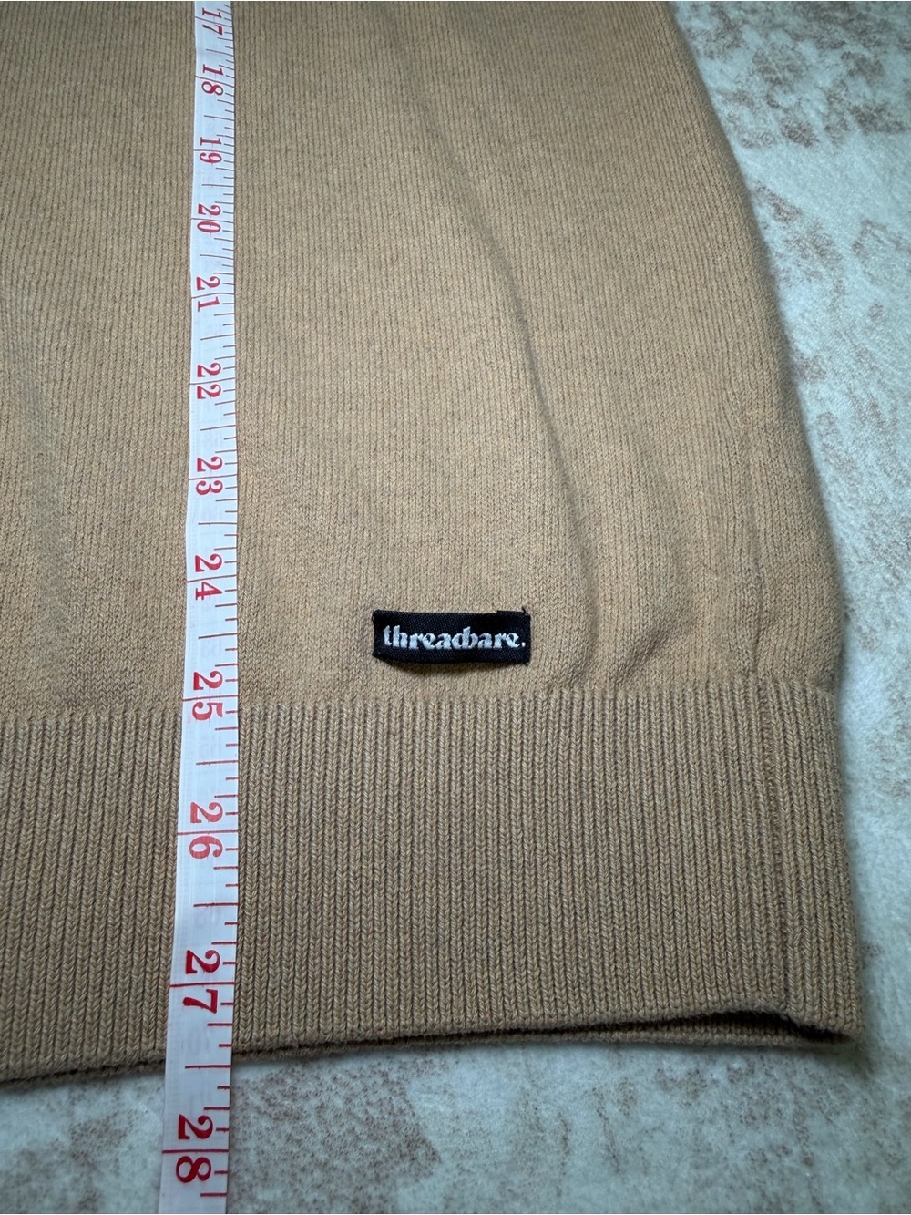Threadbare Brown & White Colorblock Knit Polo Shirt Women’s Medium - Picture 8 of 8
